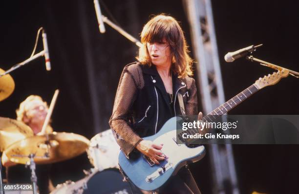 Chrissie Hynde, Martin Chambers, The Pretenders, Kiewit, Hasselt, Belgium, .