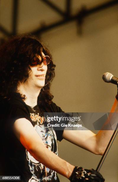 The Ramones, Joey Ramone, Pukkelpop Festival, Sanicole Airfield, Hechtel, Belgium, .