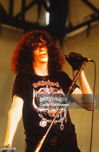 The Ramones, Joey Ramone, Pukkelpop Festival, Sanicole Airfield, Hechtel, Belgium, .