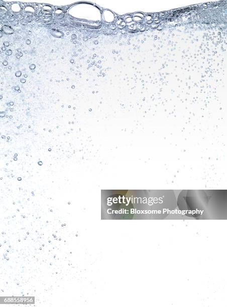 carbonated water - water bubbles stock pictures, royalty-free photos & images