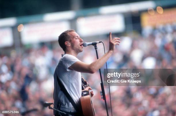 Coldplay, Chris Martin, Rock Werchter Festival, Werchter, Belgium, .