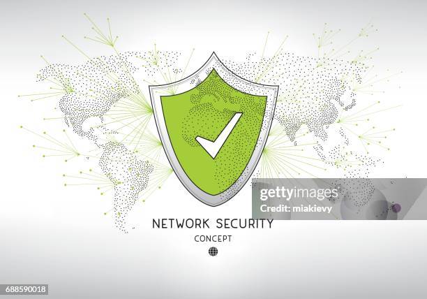 Network Shield Network Security Shield Concept High-Res Vector Graphic - Getty Images