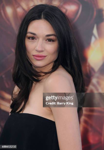 Actress Crystal Reed attends the World Premiere of Warner Bros. Pictures' 'Wonder Woman' at the Pantages Theatre on May 25, 2017 in Hollywood,...