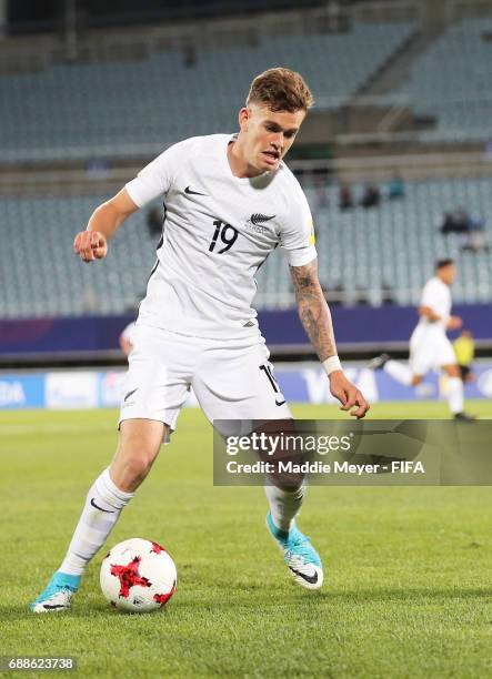 Myer Bevan of New Zealand during the FIFA U-20 World Cup Korea Republic 2017 group E match between New Zealand and Honduras at Cheonan Baekseok...