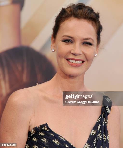 Actress Connie Nielsen arrives at the premiere of Warner Bros. Pictures' "Wonder Woman" at the Pantages Theatre on May 25, 2017 in Hollywood,...