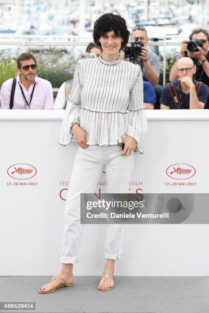 The Cinefondation and Short Films Jury member Clotilde Hesme attends the Jury Cinefondation during the 70th annual Cannes Film Festival at Palais des...