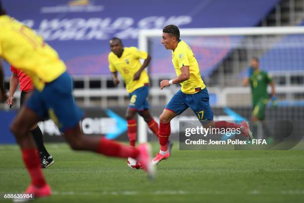 Joao Rojas of Ecuador during the FIFA U-20 World Cup Korea Republic 2017 group F match between Ecuador and USA at Incheon Munhak Stadium on May 22,...