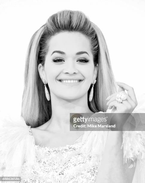 Rita Ora arrives at the amfAR Gala Cannes 2017 at Hotel du Cap-Eden-Roc on May 25, 2017 in Cap d'Antibes, France.