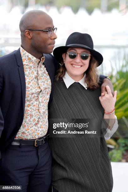 The Cinefondation and Short Films Jury members Barry Jenkins and Athina Rachel Tsangari attend the Jury Cinefondation during the 70th annual Cannes...