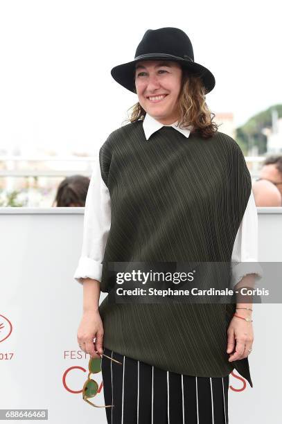 The Cinefondation and Short Films Jury member Athina Rachel Tsangari attends the Jury Cinefondation during the 70th annual Cannes Film Festival at...