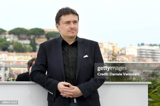 The Cinefondation and Short Films Jury member Cristian Mungiu attends the Jury Cinefondation during the 70th annual Cannes Film Festival at Palais...