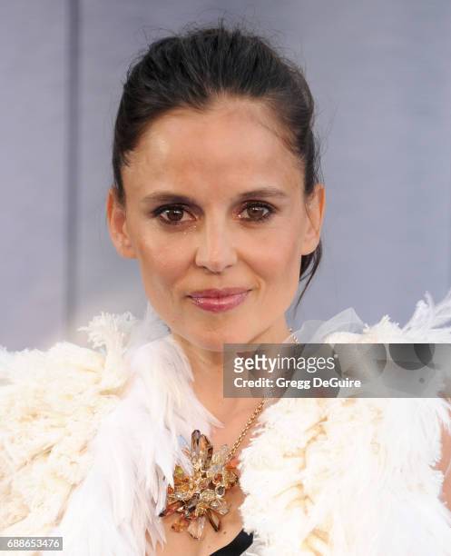Elena Anaya arrives at the premiere of Warner Bros. Pictures' "Wonder Woman" at the Pantages Theatre on May 25, 2017 in Hollywood, California.