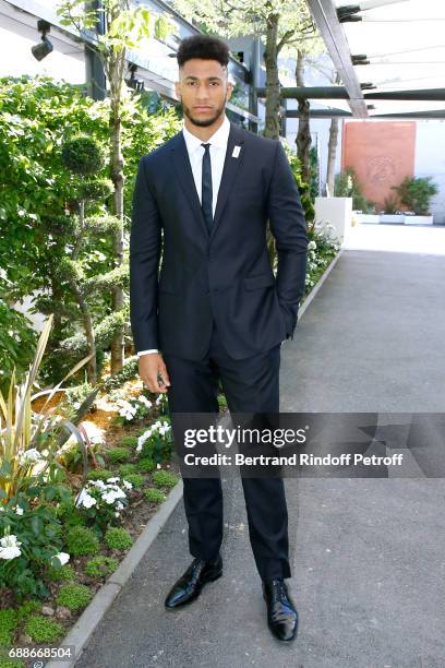 Ambassador of Olympic Games of Paris 2024 and Olympic Champion of Boxe, Tony Yoka attends the 2017 Roland Garros French Tennis Open : Women's and...