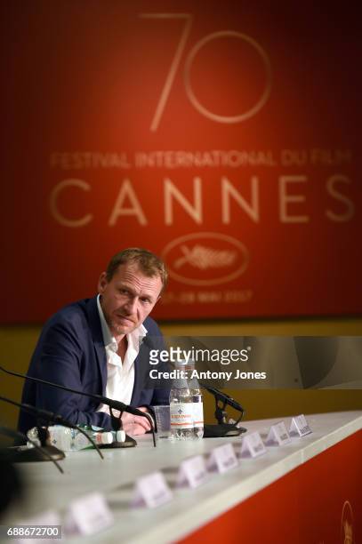 Producer Nicolas Altmayer attends the "Amant Double " Press Conferenceduring the 70th annual Cannes Film Festival at Palais des Festivals on May 26,...