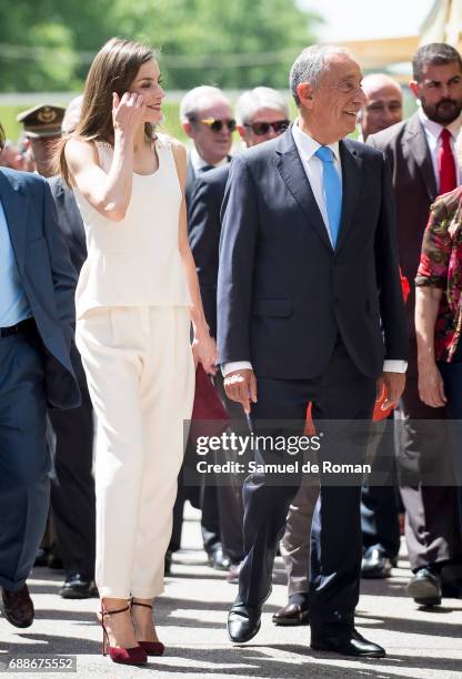 Queen Letizia inaugurate Books Fair 2017 on May 26, 2017 in Madrid, Spain.