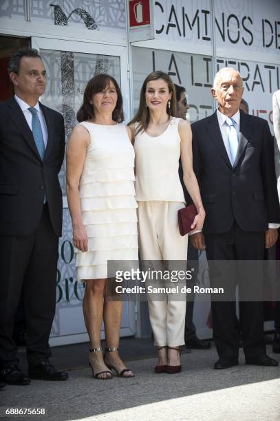 Queen Letizia inaugurate Books Fair 2017 on May 26, 2017 in Madrid, Spain.