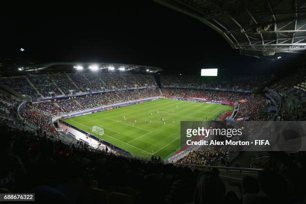 General view of the stadium during the FIFA U-20 World Cup Korea Republic 2017 group A match between England and Korea Republic at Suwon World Cup...