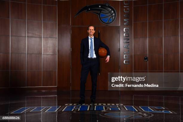 Jeff Weltman poses for a photo during a press conference on May 24, 2017 at Amway Center in Orlando, Florida. NOTE TO USER: User expressly...