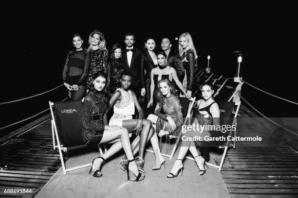 Neelam Gill, Maria Borges, Alexina Graham, Bianca Balti, Barbara Palvin, Eva Longoria, Kristina Bazan, Olivier Rousteing, Pierre Emmanuel Angeloglou,...