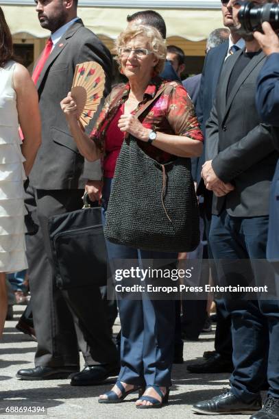 Manuela Carmona attends the opening of the 2017 Book Fair at the Parque del Retiro on May 26, 2017 in Madrid, Spain.