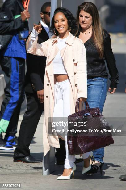 Jada Pinkett Smith is seen on May 25, 2017 in Los Angeles, CA.