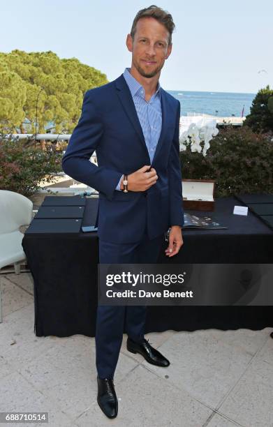 World Champion Jenson Button poses at the launch of The Legacy Collection by Parham Ramezani on The Terrace, Amber Lounge at Le Meridien Beach Plaza...