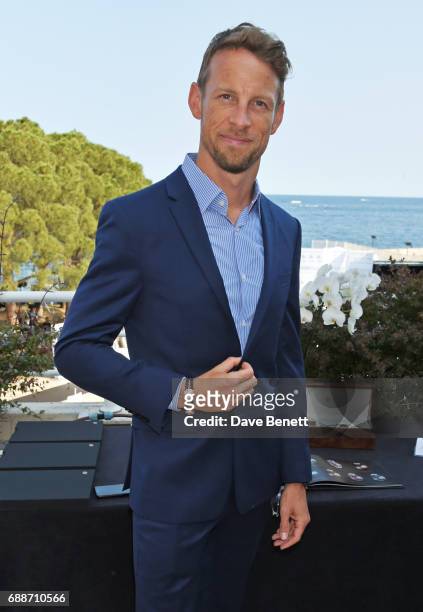 World Champion Jenson Button poses at the launch of The Legacy Collection by Parham Ramezani on The Terrace, Amber Lounge at Le Meridien Beach Plaza...