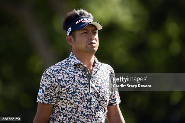 Yuta Ikeda of Japan walks off the sixth tee during Round Two of the DEAN & DELUCA Invitational at Colonial Country Club on May 26, 2017 in Fort...