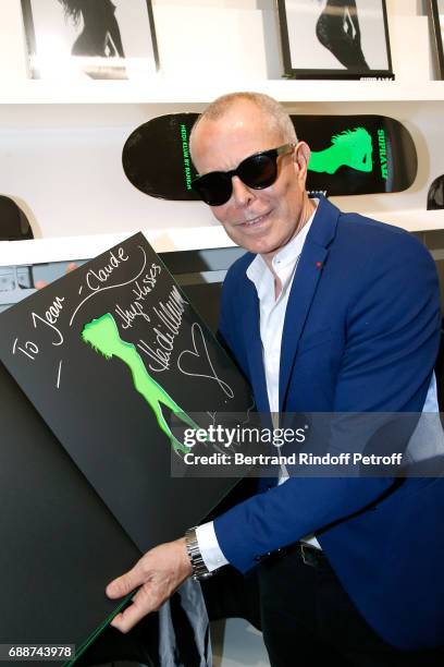 Stylist Jean-Claude Jitrois attends "Heidi Klum by Rankin" : Heidi Klum & Rankin launch book at Supra Paris Store on May 26, 2017 in Paris, France.