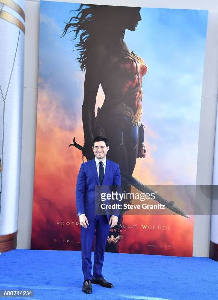 Jason Fuchs arrives at the Premiere Of Warner Bros. Pictures' "Wonder Woman" at the Pantages Theatre on May 25, 2017 in Hollywood, California.