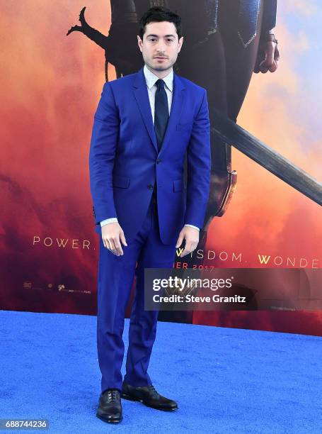 Jason Fuchs arrives at the Premiere Of Warner Bros. Pictures' "Wonder Woman" at the Pantages Theatre on May 25, 2017 in Hollywood, California.