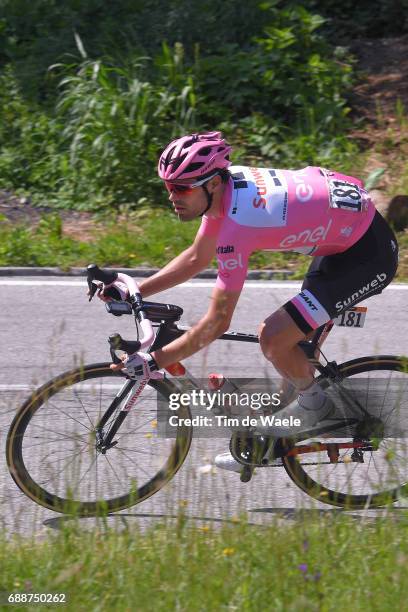 100th Tour of Italy 2017 / Stage 19 Tom DUMOULIN Pink Leader Jersey / San Candido / Innichen - Piancavallo 1290m / Giro /