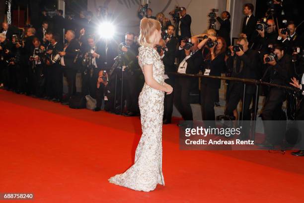 Jury member Jessica Chastain attends the "In The Fade " screening during the 70th annual Cannes Film Festival at Palais des Festivals on May 26, 2017...