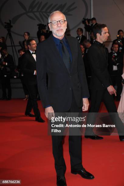 Pascal Greggory attends the "Aus Dem Nichts " screening during the 70th annual Cannes Film Festival at Palais des Festivals on May 26, 2017 in...