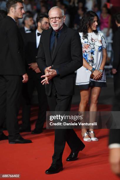 Pascal Greggory attends the "In The Fade " screening during the 70th annual Cannes Film Festival at Palais des Festivals on May 26, 2017 in Cannes,...