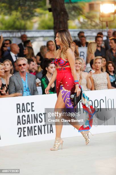 Federica Masolin walks the runway at the Amber Lounge Fashion Monaco 2017 at Le Meridien Beach Plaza Hotel on May 26, 2017 in Monaco, Monaco.