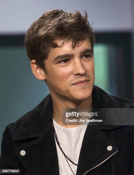 Actor Brenton Thwaites attends Build to discuss "Pirates Of The Caribbean: Dead Men Tell No Tales" at Build Studio on May 25, 2017 in New York City.