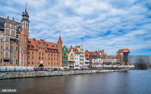 long bridge waterfront gdansk - gdansk stock pictures, royalty-free photos & images