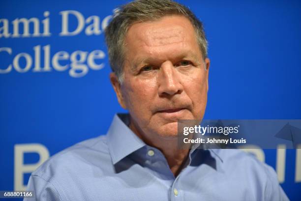 John Kasich, Governor of Ohio and a former U.S. Presidential candidate speaks and sign copies of his new book "Two Paths: America Divided or United"...