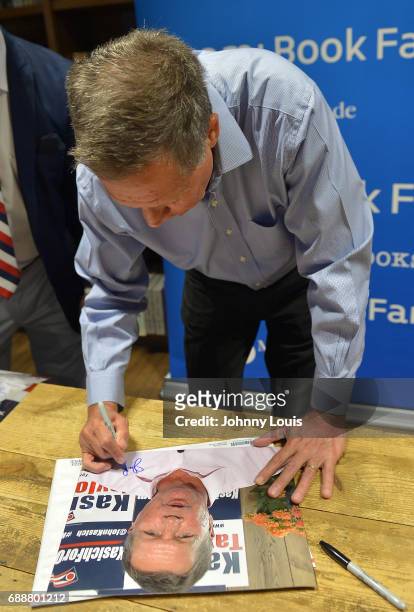 John Kasich, Governor of Ohio and a former U.S. Presidential candidate speaks and sign copies of his new book "Two Paths: America Divided or United"...