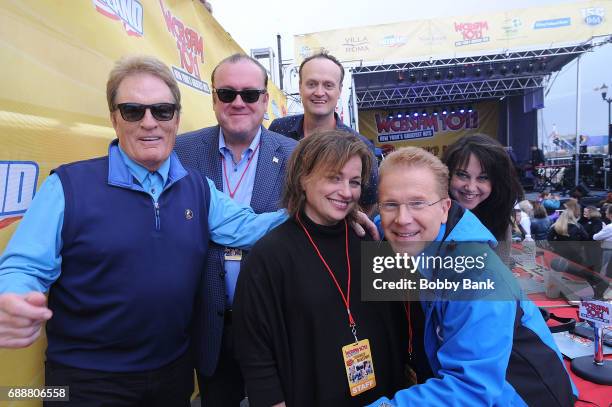 Scott Shannon, Patti Steele, Mark Montenero, John Elliott, Sue Aller and Brad Blanks attend the WCBS-FM Summer Blast Off 2017 on May 26, 2017 in...