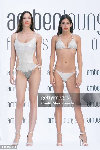 Models walk the runway during the Amber Lounge 2017 at on May 26, 2017 in Monaco, Monaco.