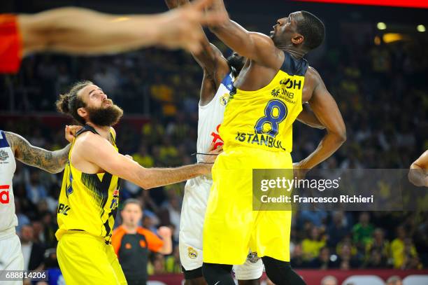 Luigi Datome, #70 of Fenerbahce Istanbul in action during the Turkish Airlines EuroLeague Final Four Semifinal A game between Fenerbahce Istanbul v...