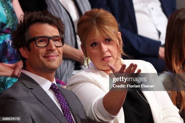 Daniel Hartwich and Maite Kelly during the 10th show of the tenth season of the television competition 'Let's Dance' on May 26, 2017 in Cologne,...