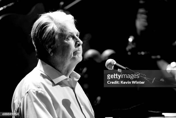 Musician Brain Wilson performs Pet Sounds at the Pantages Theatre on May 26, 2017 in Los Angeles, California.