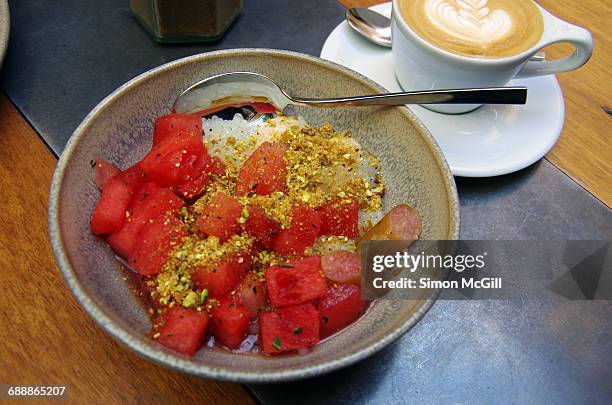 global breakfast - finger lime stock pictures, royalty-free photos & images