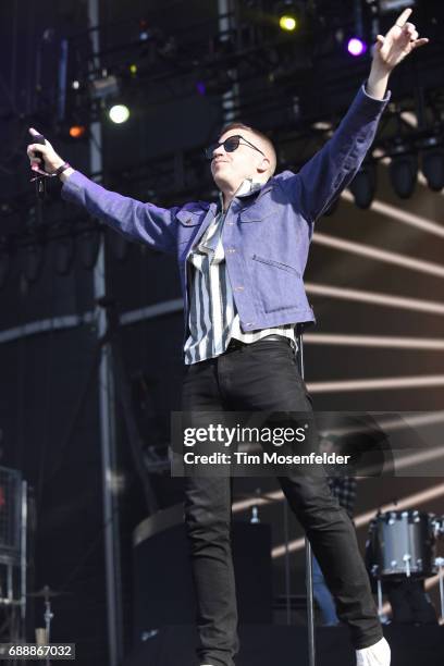 Macklemore of Macklemore & Ryan Lewis performs during BottleRock Napa Valley on May 26, 2017 in Napa, California.