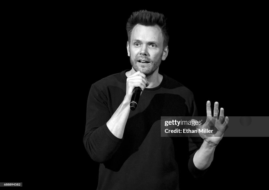 Joel McHale Performs At The Treasure Island In Las Vegas