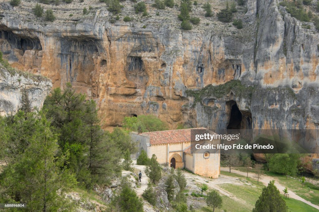 Church in Lobos River Canyon Nature Reserve- Soria province- Spain