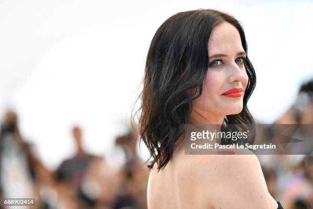 Actress Eva Green attends the "Based On A True Story" photocall during the 70th annual Cannes Film Festival at Palais des Festivals on May 27, 2017...